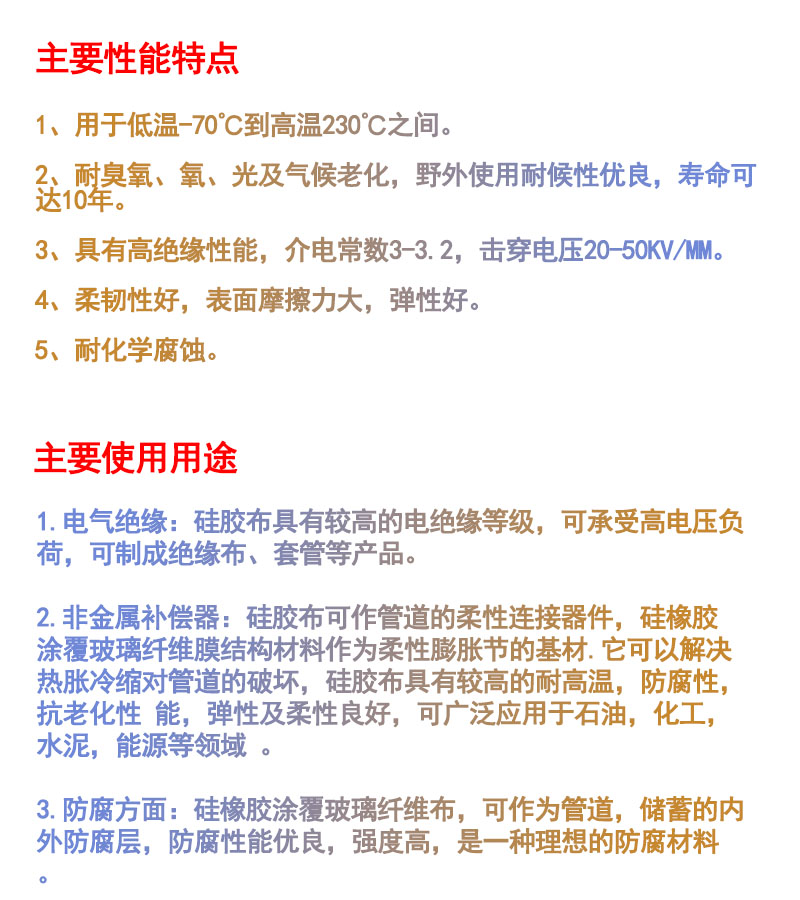 耐高溫硅膠布