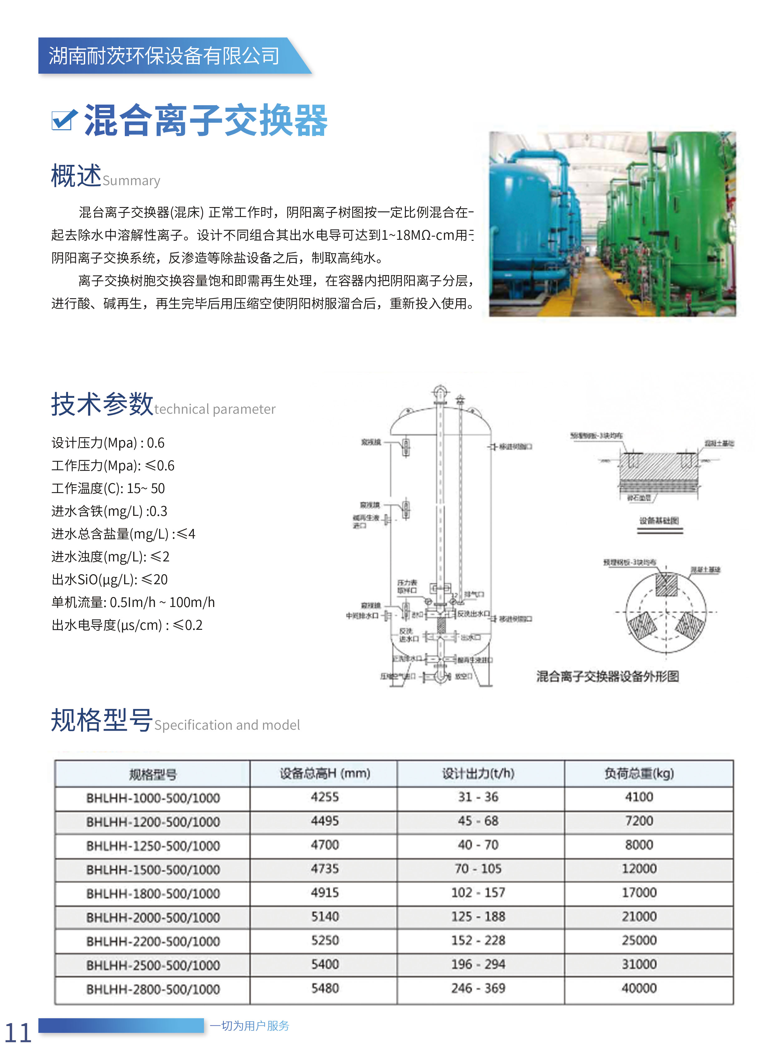 混合离子交换器