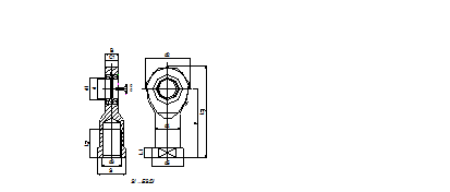 内螺纹组装（E系列）杆端关节轴承