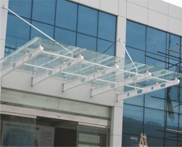 湖南玻璃雨棚