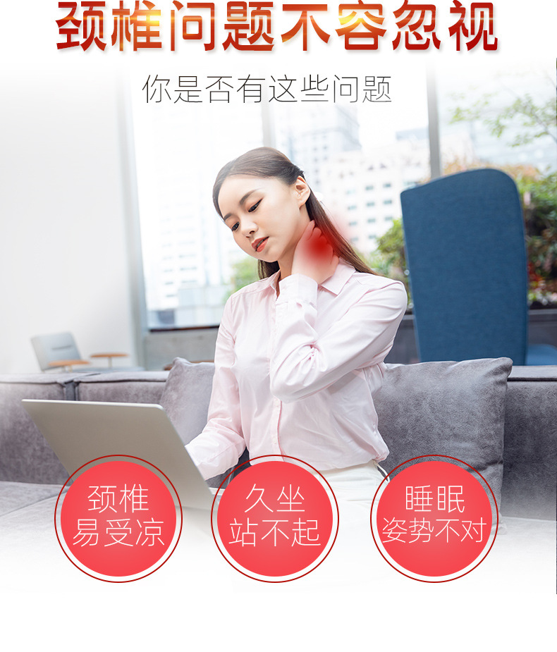 艾草枕头厂家批发 电加热艾草颈椎枕家用新款护颈枕 艾绒枕成人