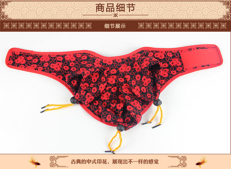 艾条艾制品厂家直销全棉三联温灸布套家用随身灸温灸布套 艾灸服