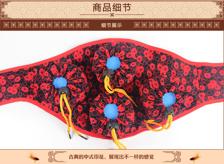 厂家批发纯棉四联温灸布套 家用多功能艾柱艾条随身灸送灸盒