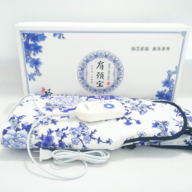 厂家批发颈肩艾灸宝艾灸护理器具无烟电加热艾绒随身灸批发供货