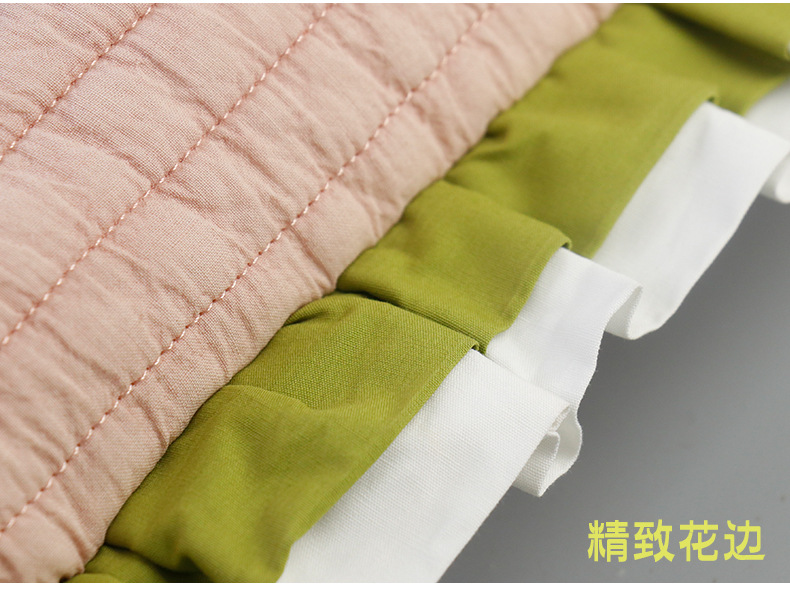 厂家批发时尚韩版砂洗艾绒枕可代发护颈枕调节枕艾绒荞麦枕芯供货