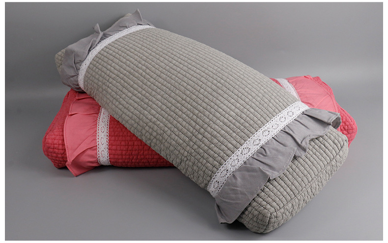 厂家直销枕芯砂洗艾绒枕护颈调节艾绒荞麦花草保健枕艾绒坐垫批发