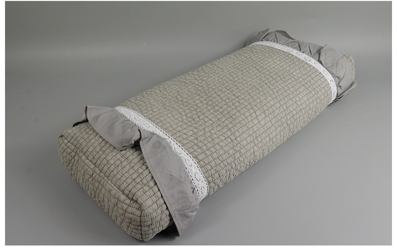 厂家直销枕芯砂洗艾绒枕护颈调节艾绒荞麦花草保健枕艾绒坐垫批发