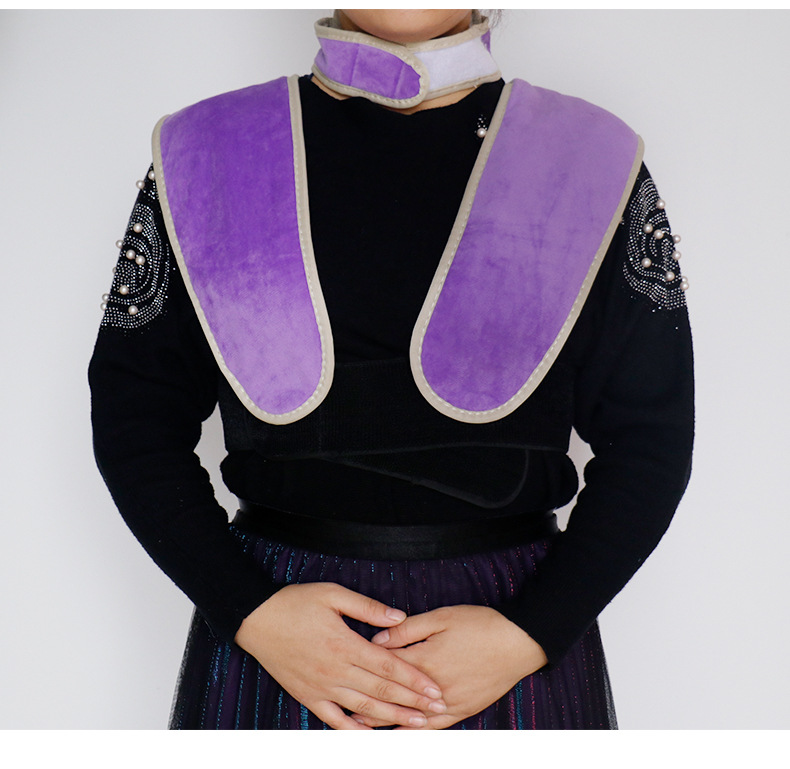 电加热护肩宝颈肩背部艾灸宝艾灸护理器具无烟热敷艾绒随身灸布艺