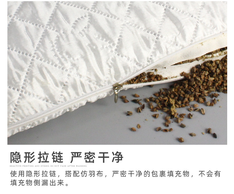 南阳厂家直销网供批发艾绒枕芯全棉面料安睡枕会销礼品枕诚招代理