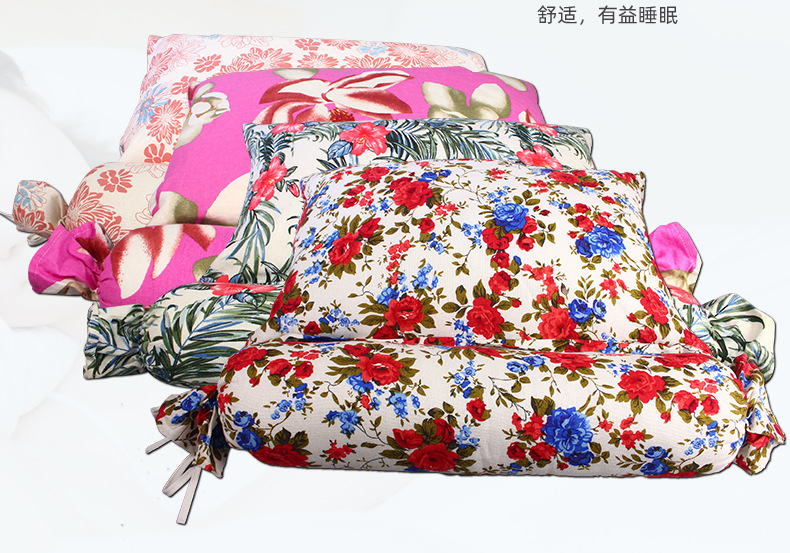 南阳厂家直销网供批发艾绒枕芯全棉面料安睡枕会销礼品枕诚招代理