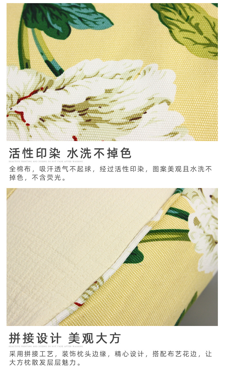 竹纤维艾绒荞麦枕批发艾绒枕芯全棉安睡枕会销礼品枕一件代发微供