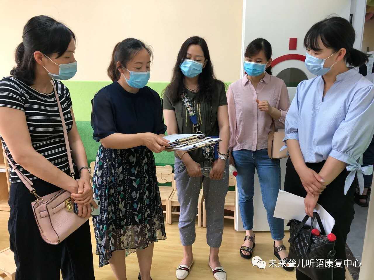 开封市顺河区残联、区民政等单位领导专家莅临开封未来·雅歌聋儿听语中心视察指导验收工作