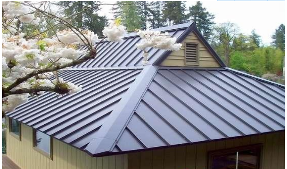 别墅安装铝镁锰矮立边屋面板