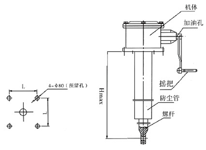 QLF全封閉磁力鎖式啟閉機(jī)