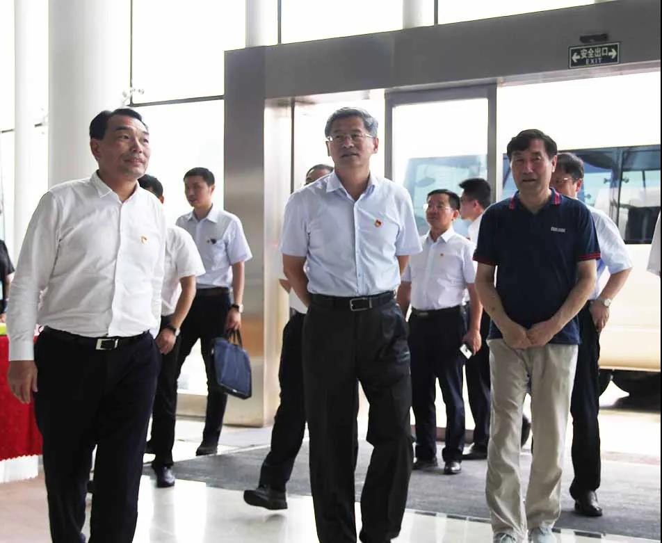 省委常委,省纪委 书记马森述莅临百胜智能调研指导