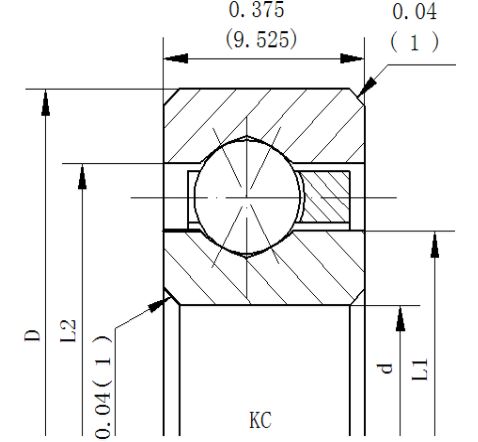 開式深溝球類型NKC