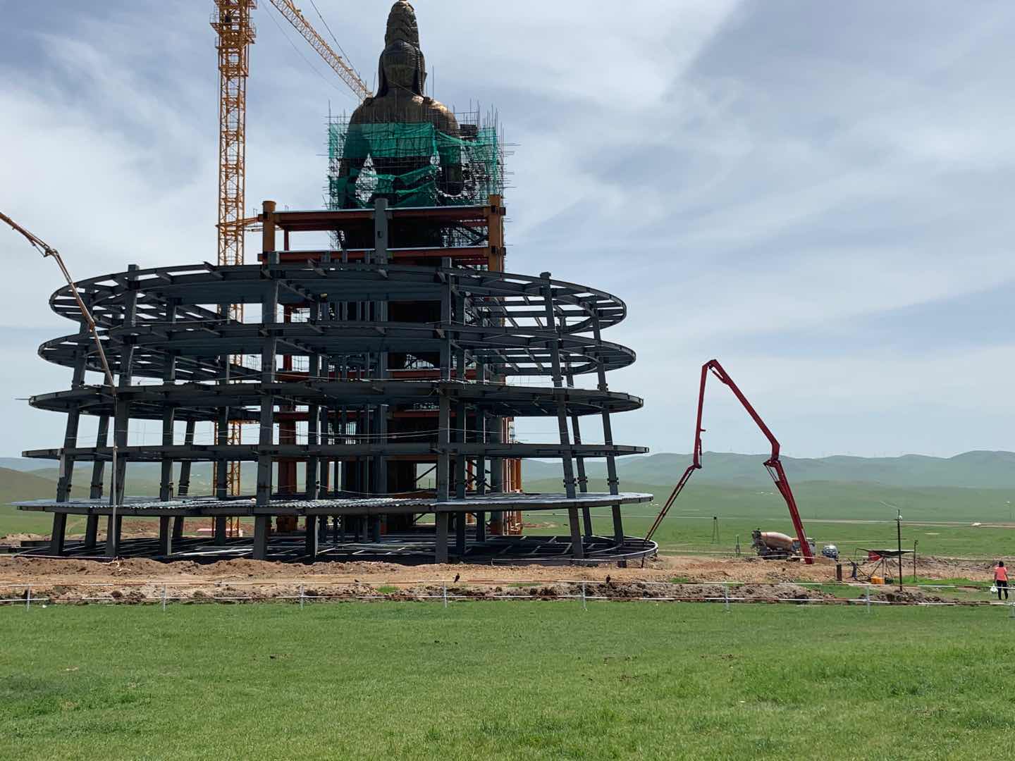蒙古国大弥勒项目火热进行中