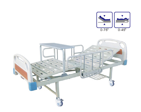 BCA-133-D ABS床頭雙搖病床
