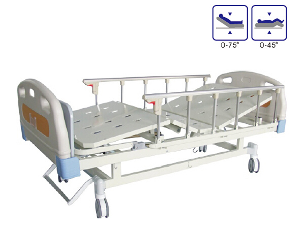 BCA-133-E ABS床頭雙搖病床