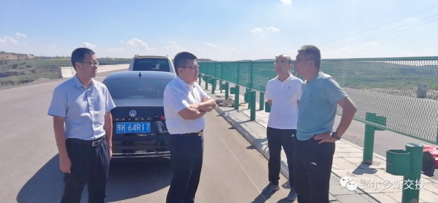 王彪赴省道31线大龙高速公路开展项目建设检查