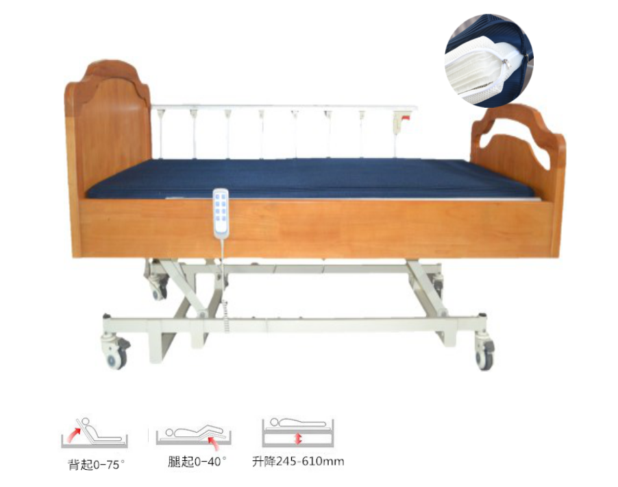 BCA-8012 電動三功能超低護(hù)理床