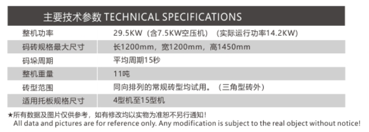 全自动自留孔码砖机