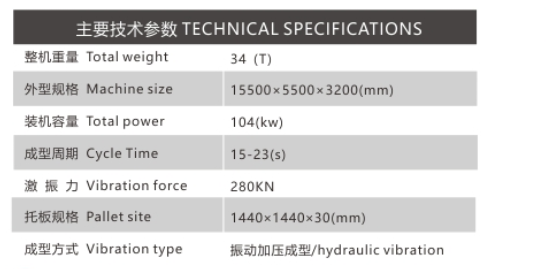 全自动混凝土砌块成型机