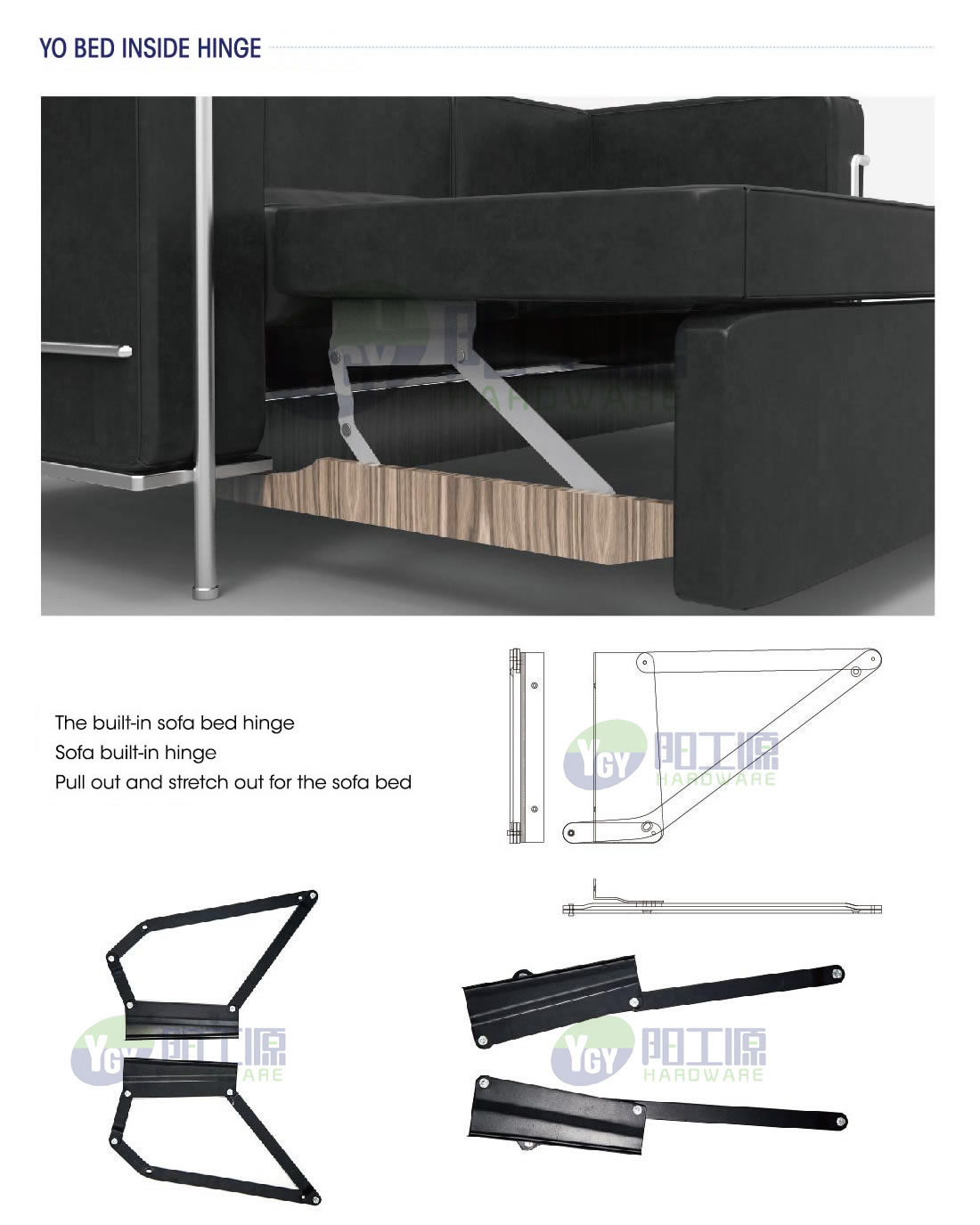 YO Bed Inside Hinge