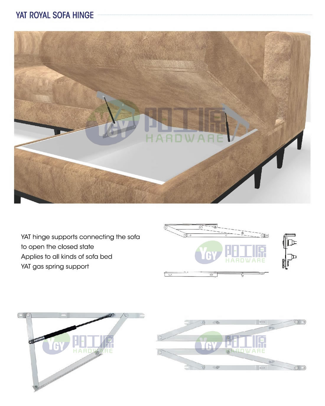 YAT Royal Sofa Hinge