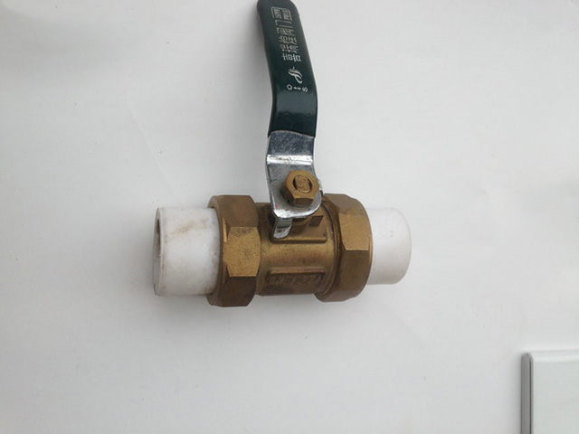 PPR铜双活结球阀