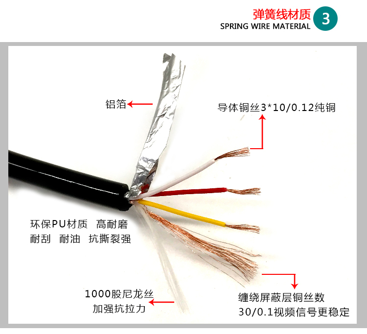 10米弹簧线