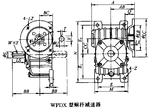 WPDX蜗轮减速机
