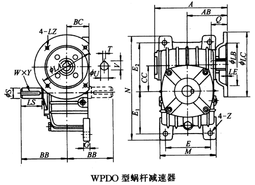 WPDO蜗轮减速机