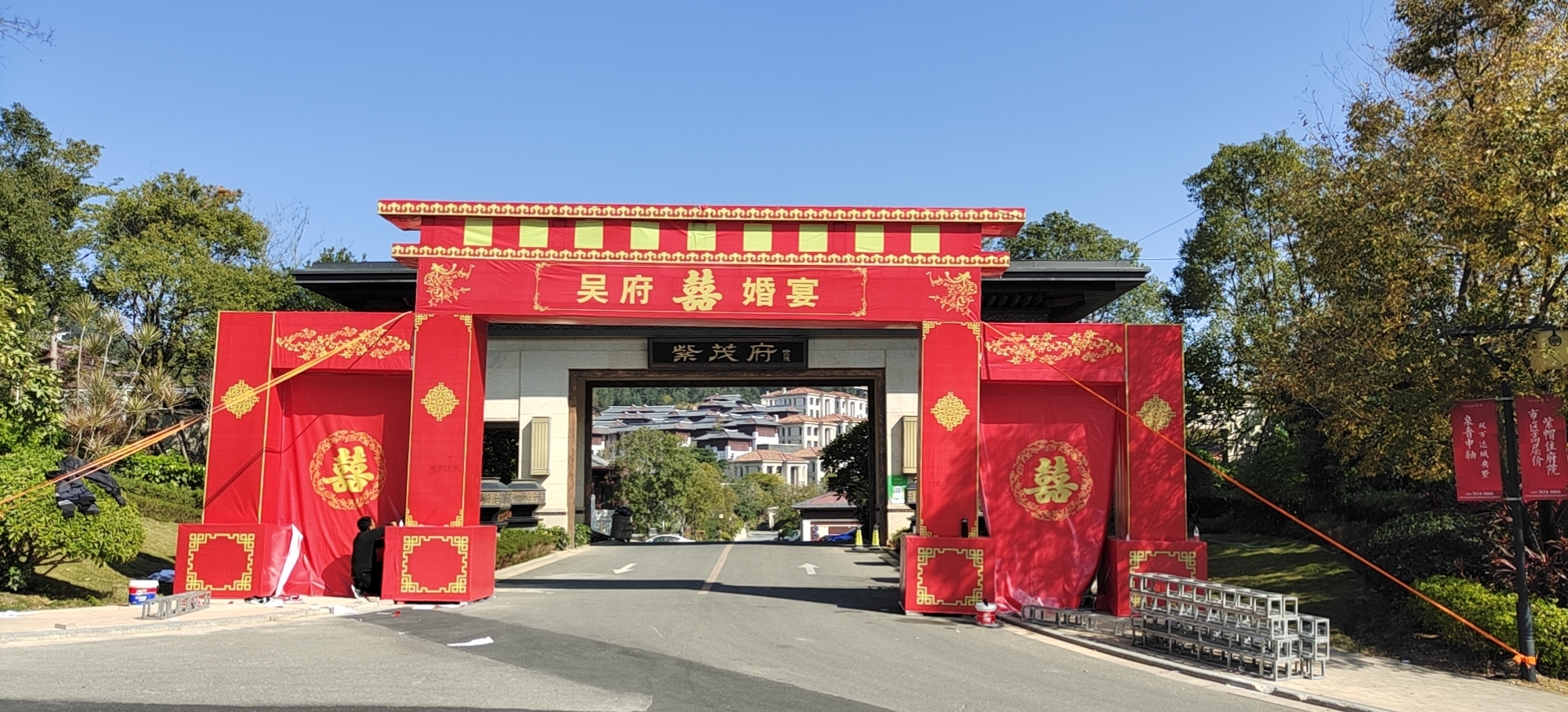 大跨度迎宾门搭建出租