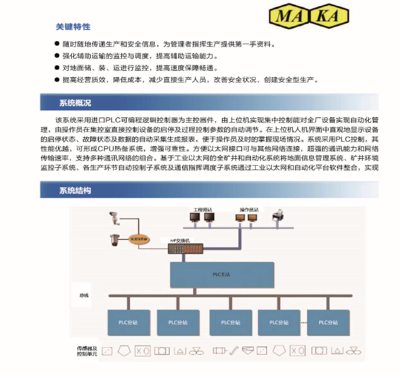 煤矿地面生产及洗选集中控制系统