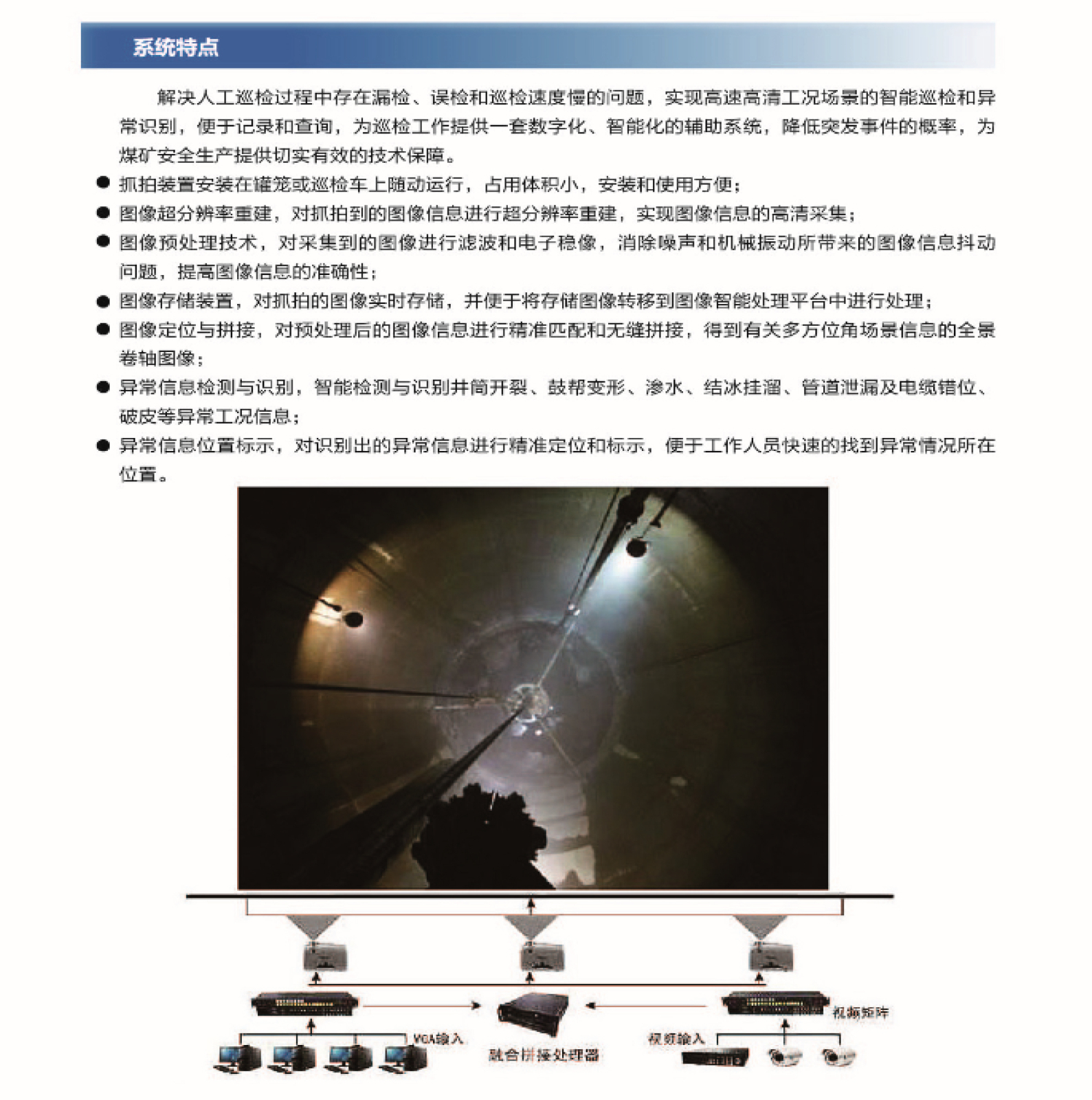 井筒高速高清全景图像智能巡检系统