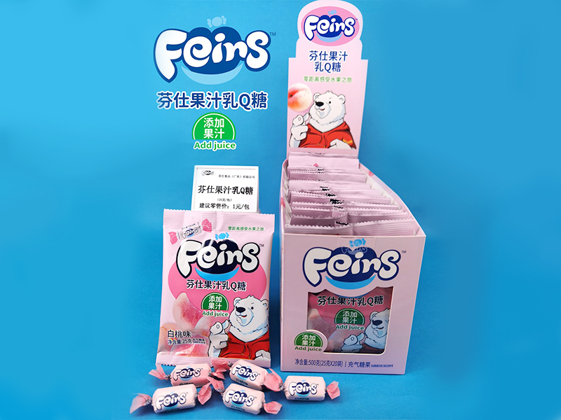 袋装果汁乳Q糖