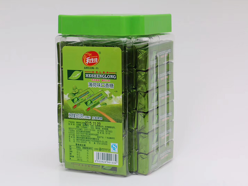 五粒薄荷口香糖
