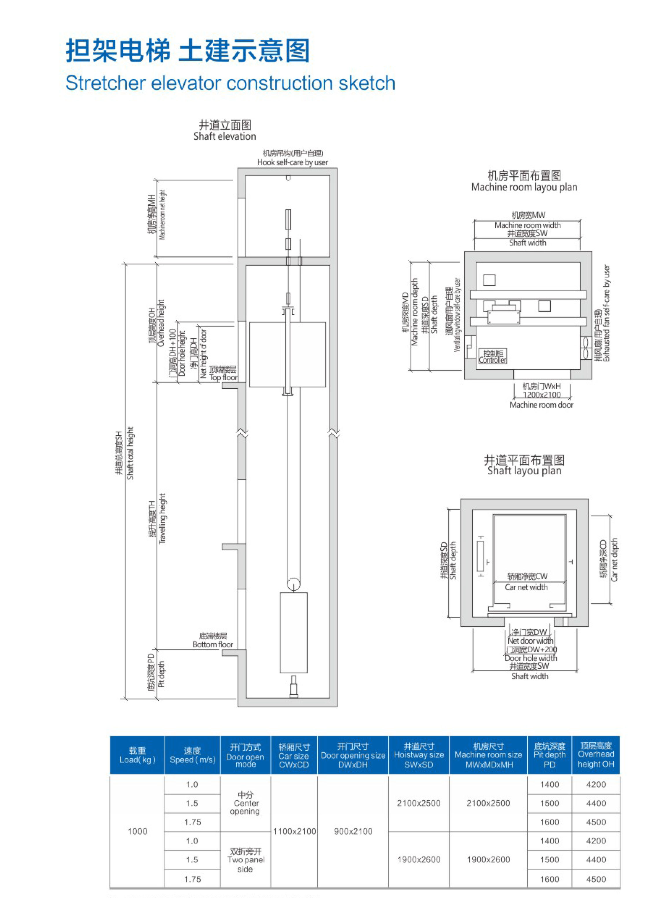 福建担架电梯安装