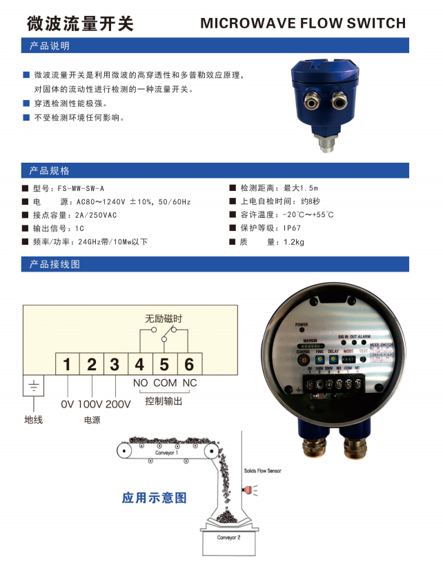 微波流量开关