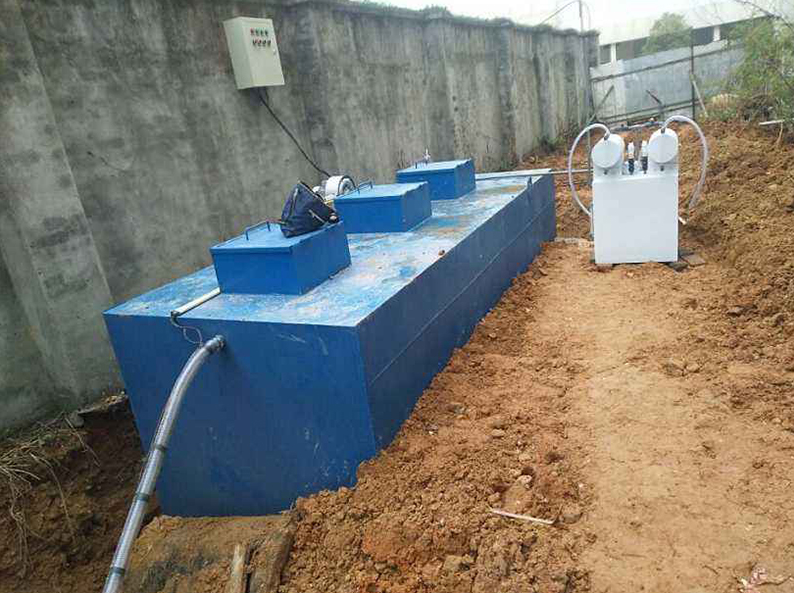 地埋式生活污水處理設備如何處理水中雜質