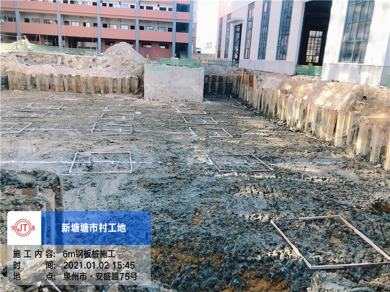 晋江新塘塘市钢板桩施工