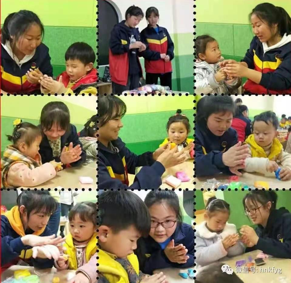开封市一职业中等***学校1904师生走进开封未来·雅歌听障儿童语训中心