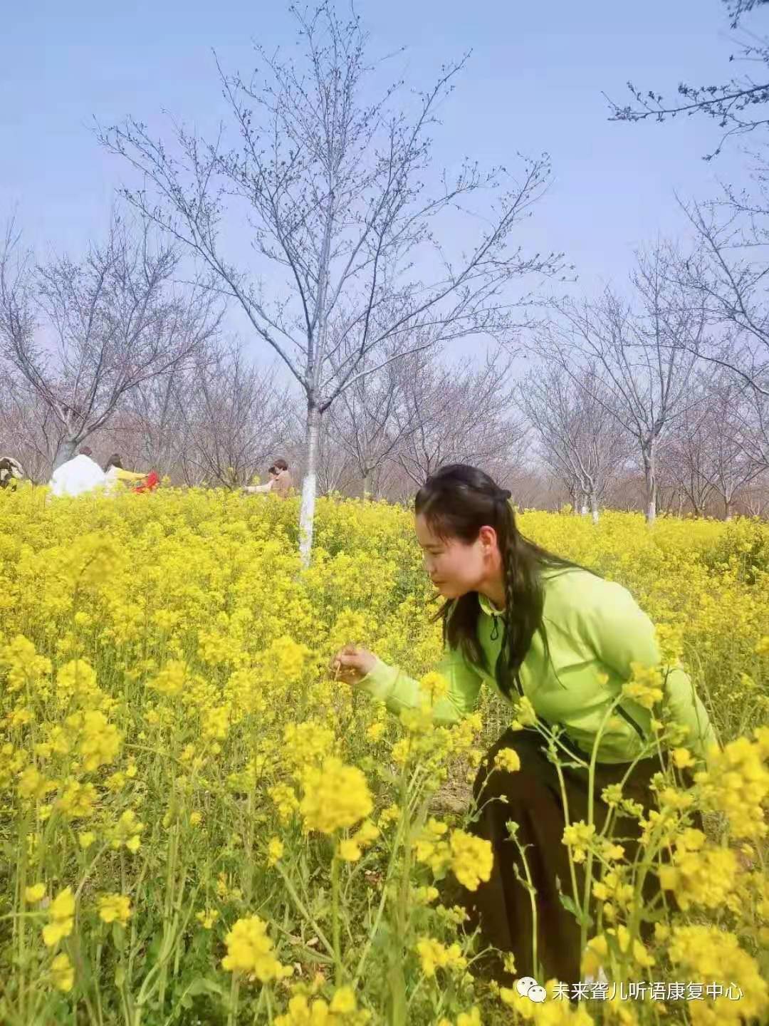 三八“女神”节，未来听障儿童听语康复中心特教老师黄河樱花风情游
