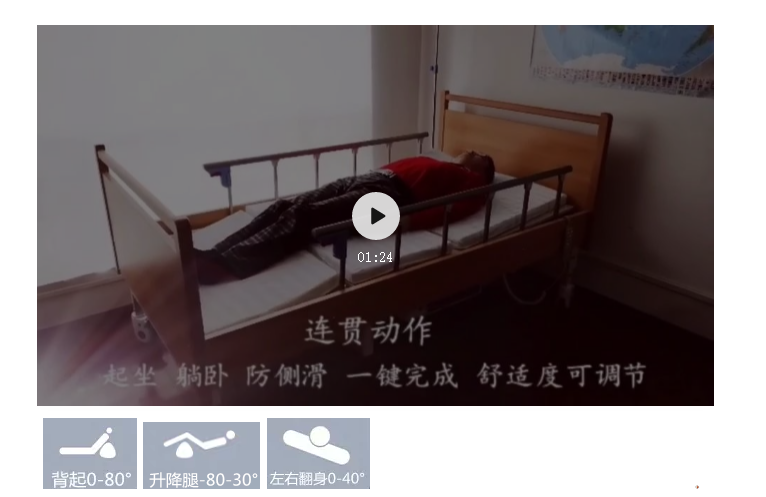 多功能電動護理床