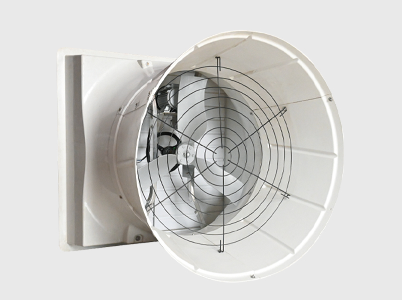 Ventilation principle of push pull fan