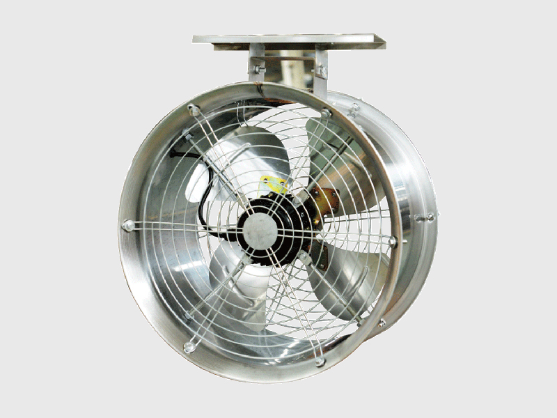 Ventilation principle of push pull fan