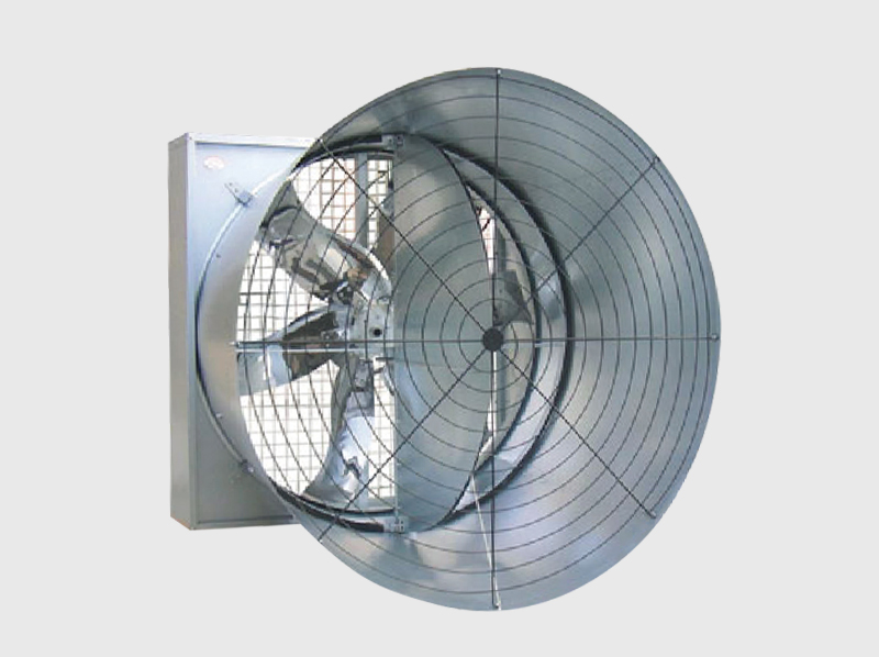 Ventilation principle of push pull fan