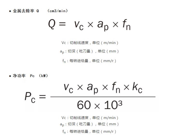 机加工常用计算公式