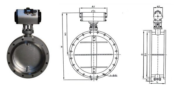 D641W气动通风蝶阀